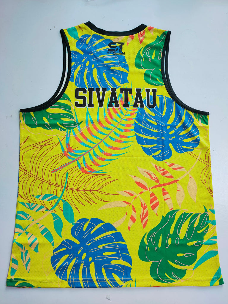 Sivatau Yellow Floral Singlet