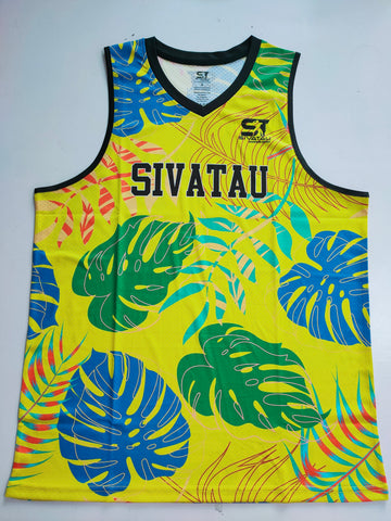 Sivatau Yellow Floral Singlet
