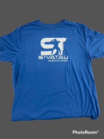 Blue round neck Tshirt